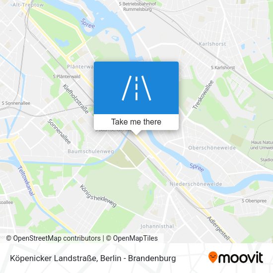 Köpenicker Landstraße map