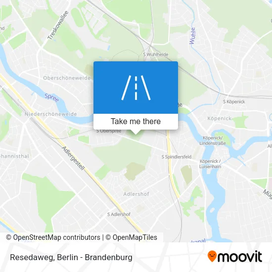 Карта Resedaweg