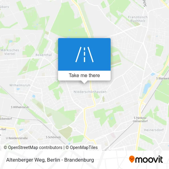Карта Altenberger Weg