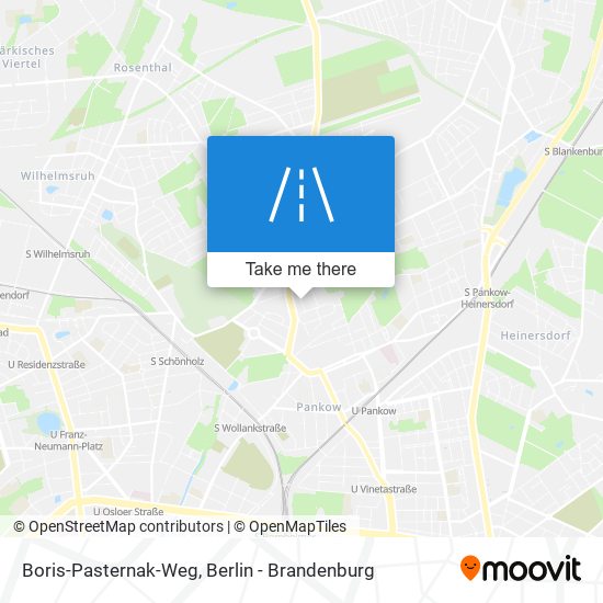 Boris-Pasternak-Weg map