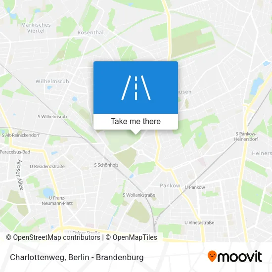 Карта Charlottenweg