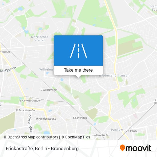 Frickastraße map