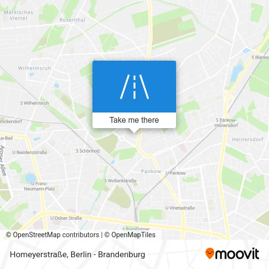 Карта Homeyerstraße