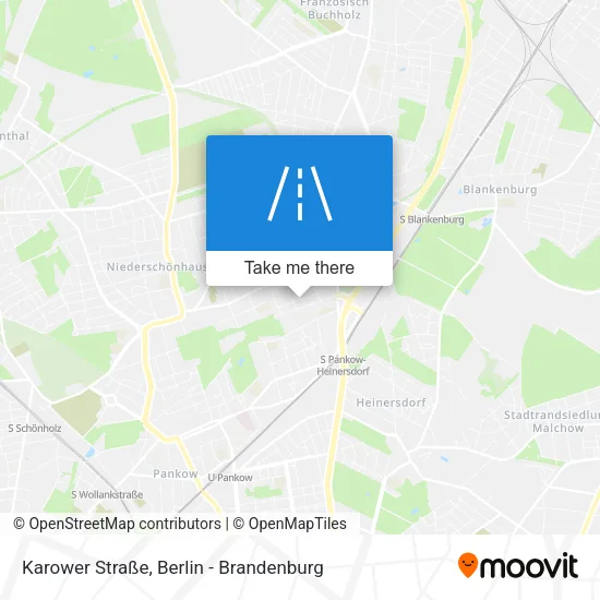 Карта Karower Straße