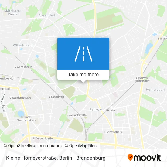Карта Kleine Homeyerstraße