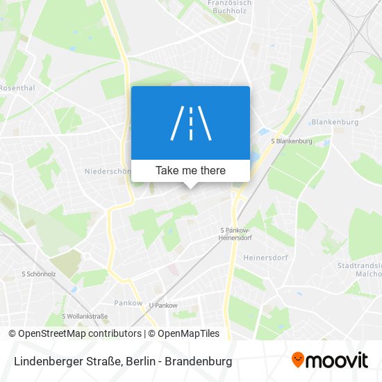 Lindenberger Straße map
