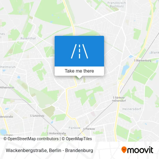 Карта Wackenbergstraße