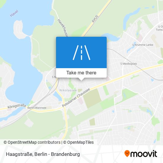 Карта Haagstraße