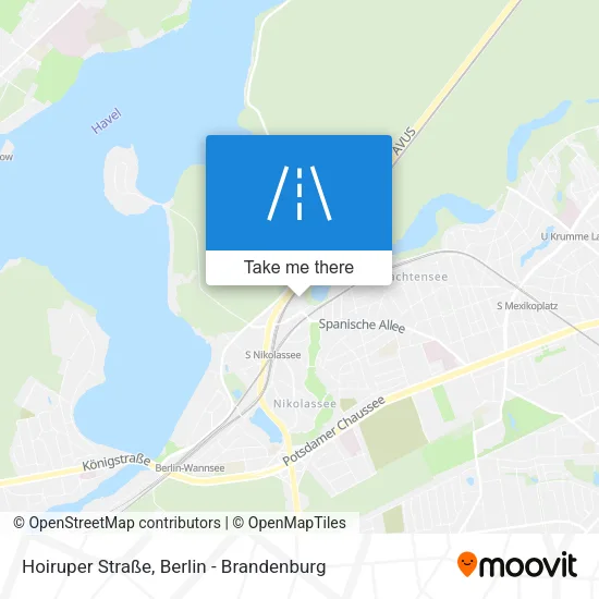 Карта Hoiruper Straße