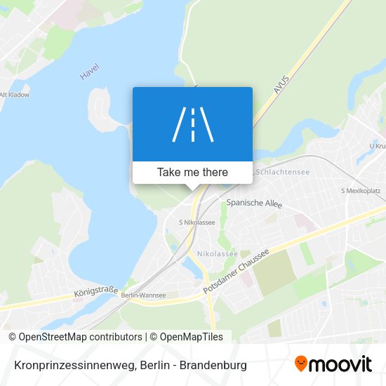 Kronprinzessinnenweg map