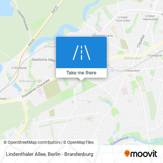 Карта Lindenthaler Allee