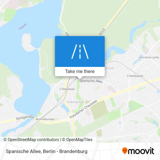 Карта Spanische Allee