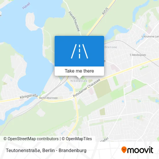 Карта Teutonenstraße