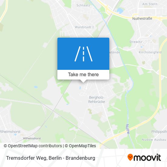 Tremsdorfer Weg map