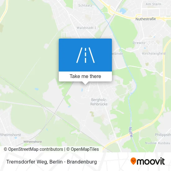 Карта Tremsdorfer Weg