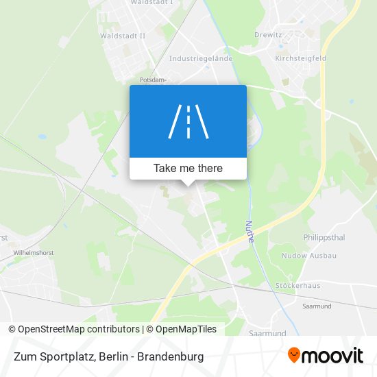 Zum Sportplatz map