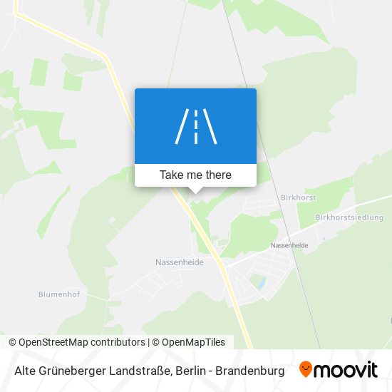 Alte Grüneberger Landstraße map