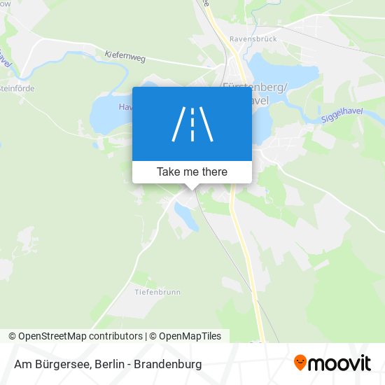 Am Bürgersee map