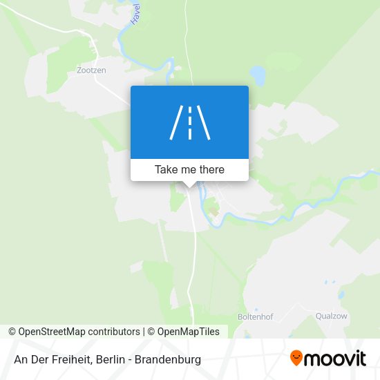 An Der Freiheit map