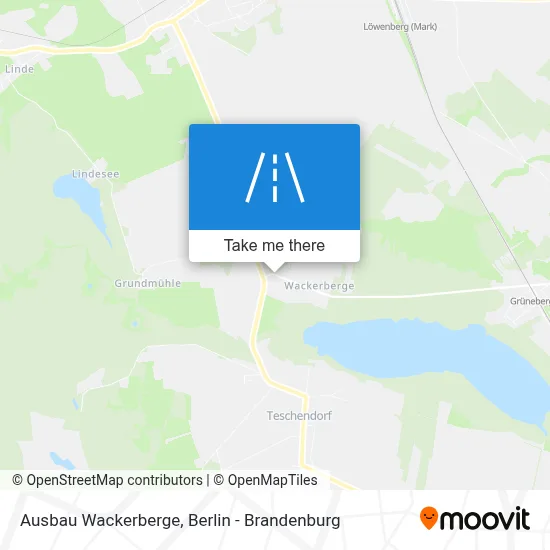 Ausbau Wackerberge map