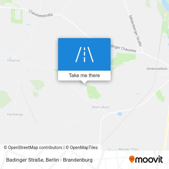 Badinger Straße map