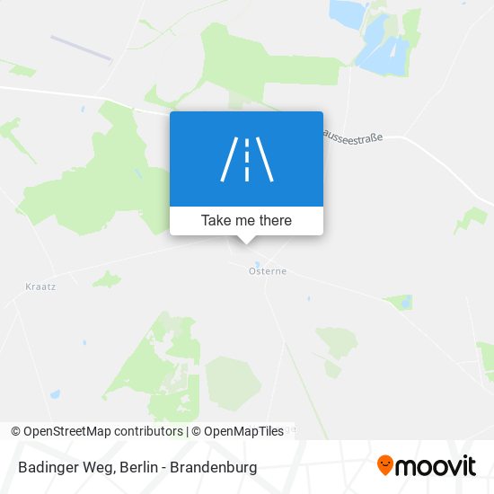 Badinger Weg map