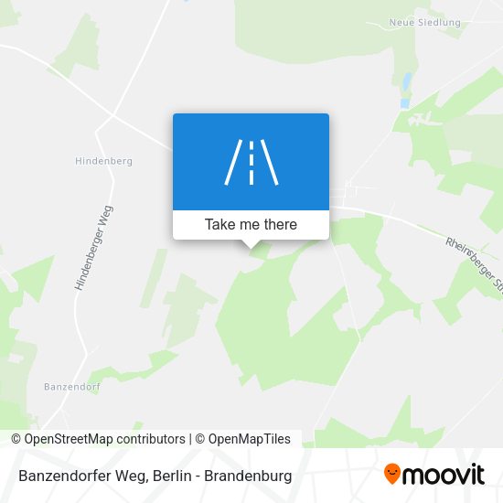 Banzendorfer Weg map