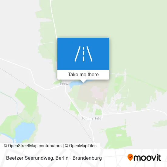 Карта Beetzer Seerundweg