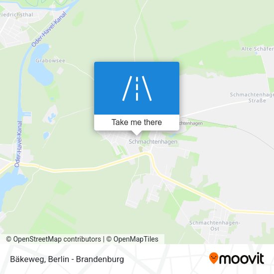 Bäkeweg map