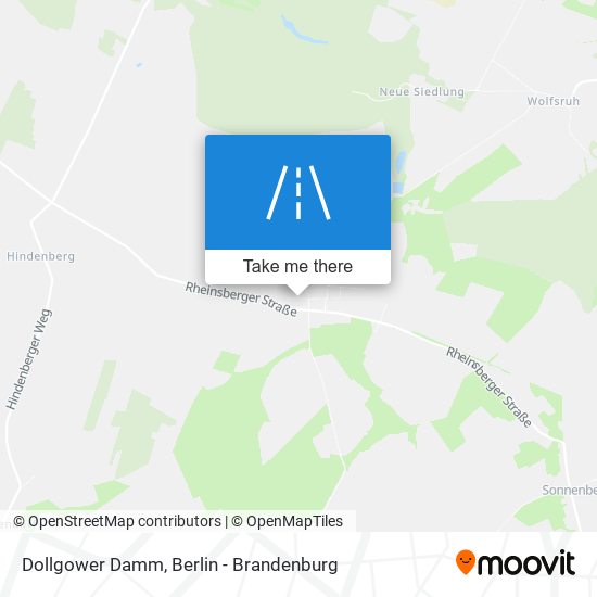 Dollgower Damm map