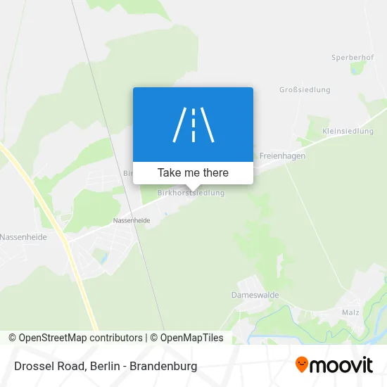 Drosselweg map