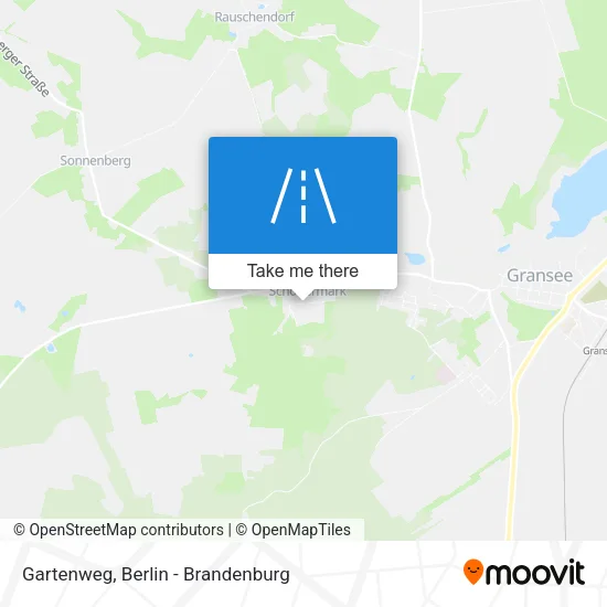 Карта Gartenweg