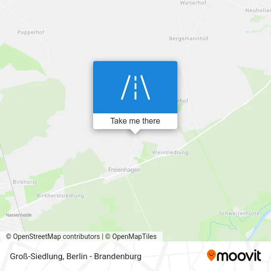 Карта Groß-Siedlung