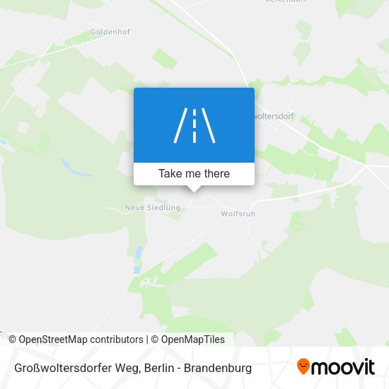 Großwoltersdorfer Weg map