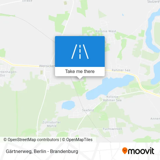 Карта Gärtnerweg