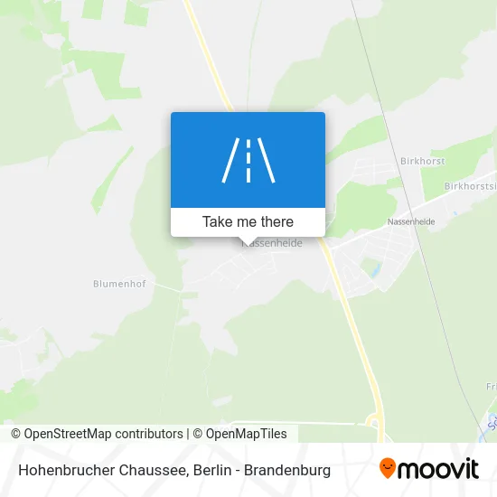 Hohenbrucher Chaussee map