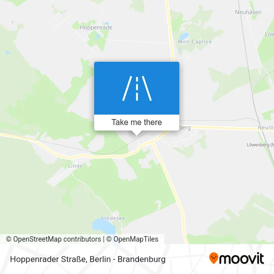 Карта Hoppenrader Straße