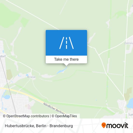 Hubertusbrücke map