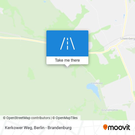 Kerkower Weg map