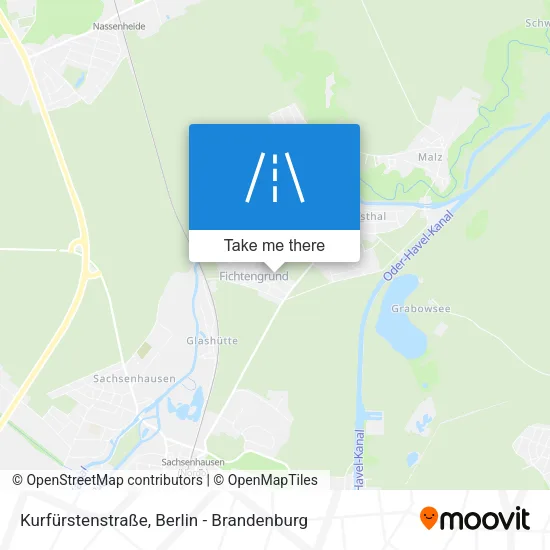Карта Kurfürstenstraße