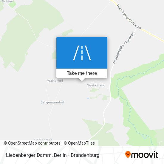 Liebenberger Damm map