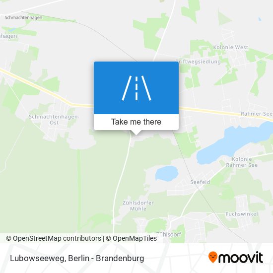 Lubowseeweg map