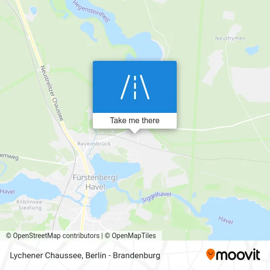 Lychener Chaussee map