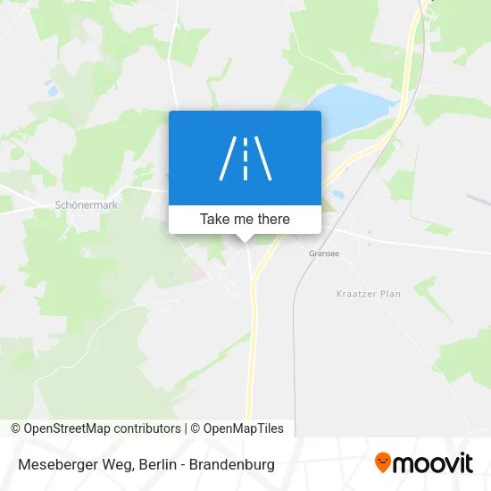 Карта Meseberger Weg