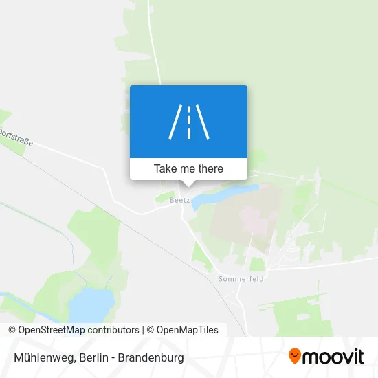 Mühlenweg map