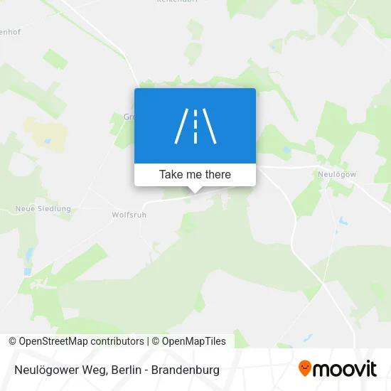 Карта Neulögower Weg