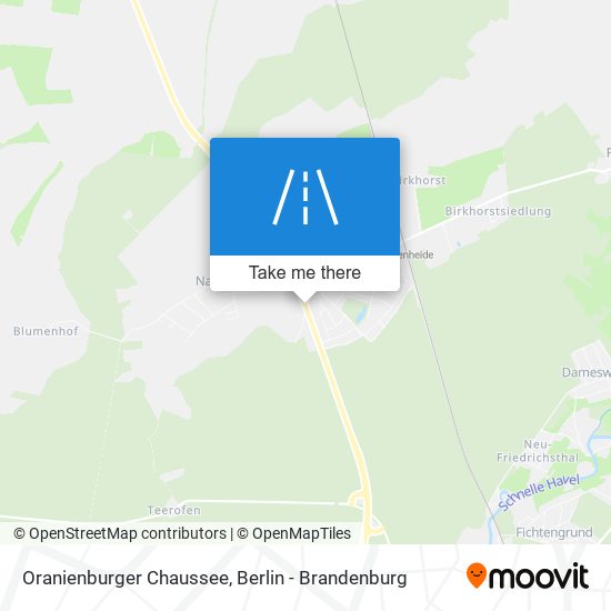 Карта Oranienburger Chaussee