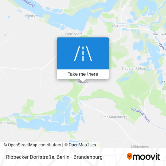 Ribbecker Dorfstraße map