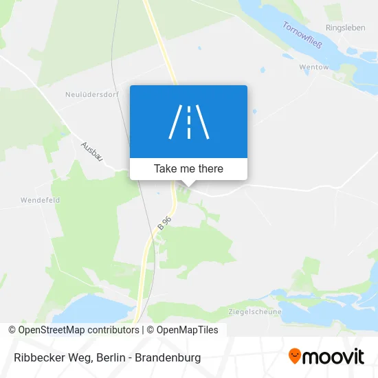 Карта Ribbecker Weg