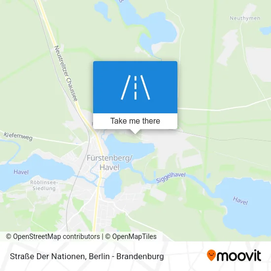 Карта Straße Der Nationen